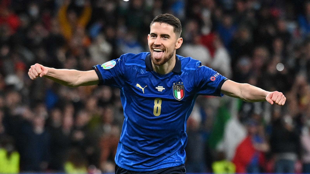 Jorginho liker den blå trøya